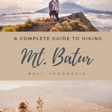 Complete Guide to Hiking Mount Batur, Bali Indonesia Pinterest