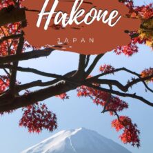 complete guide to visiting hakone japan pinterest cover