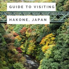 complete guide to visiting hakone japan pinterest cover