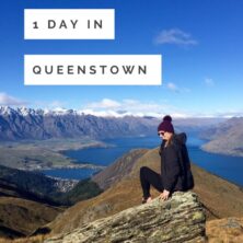 how to spend 1 day in queenstown pinterest cover