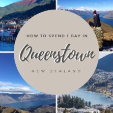 how to spend 1 day in queenstown pinterest cover