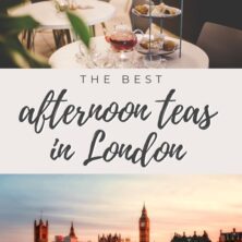 the best afternoon teas in london pinterest cover