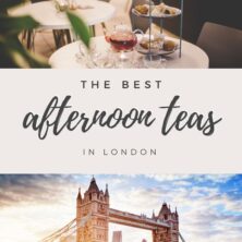 the best afternoon teas in london pinterest cover