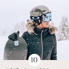 top 10 ski resorts for female travellers pinterest cover