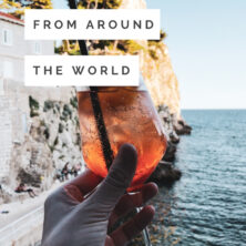 travel themed cocktails pinterest cover