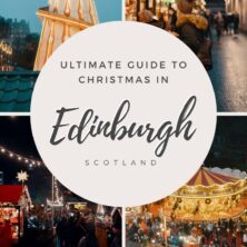 ultimate guide to christmas in edinburgh pinterest