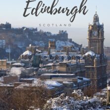 ultimate guide to christmas in edinburgh pinterest