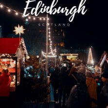 ultimate guide to christmas in edinburgh pinterest