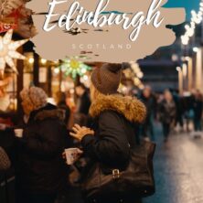 ultimate guide to christmas in edinburgh pinterest