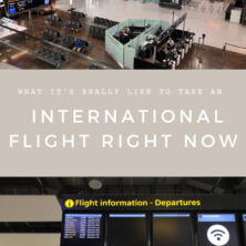 What It's Really Like To Fly Internationally Right Now Pinterest Cover